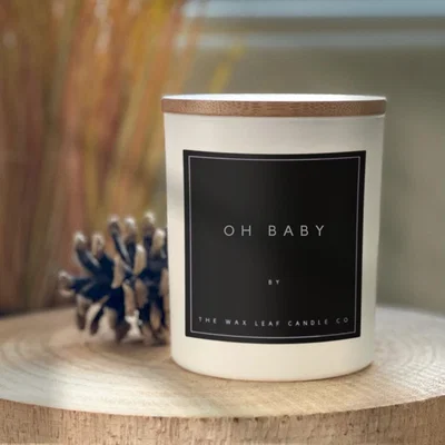 The Range Oh Baby Cupcake Scented Candle - Black