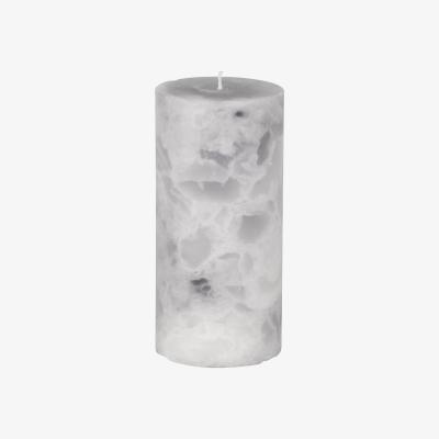 The Range Marble Effect Pillar Candle - 45