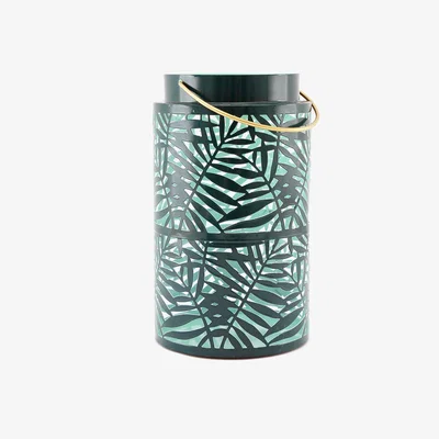 The Range Olive Leaf Green Candle Lantern