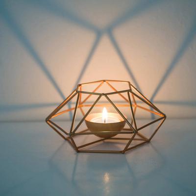The Range Gold Candle Holder - Gold / 9.5-7cm*6.5cm
