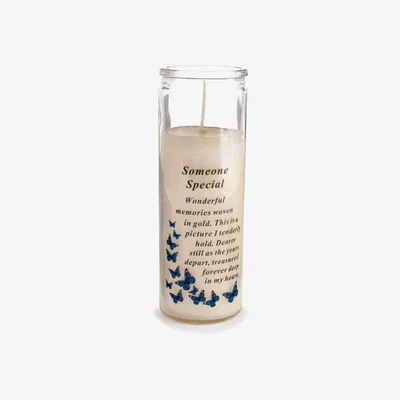 The Range Someone Special Memorial Candle  - White