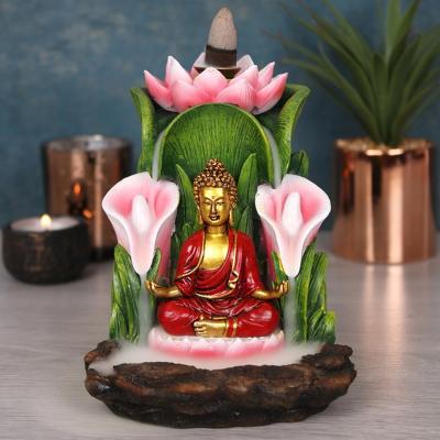 The Range Colourful Buddha Backflow Incense Burner - Multicolour