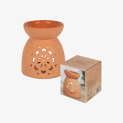 The Range Oil Burner Tea Light Holder For Wax Melts - Orange