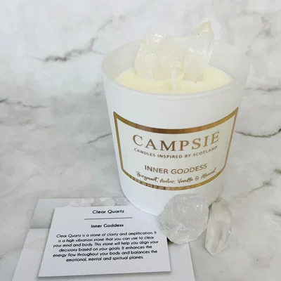 The Range Quartz Goddess Candle - Quartz