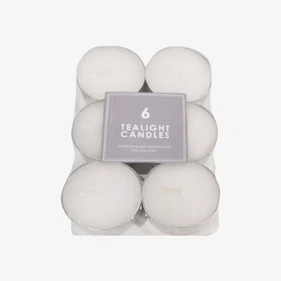 The Range Pack of 6 Tealight Candles