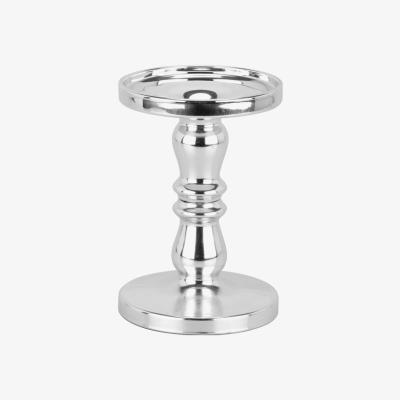 The Range Silver Glass Candle Holder - Silver