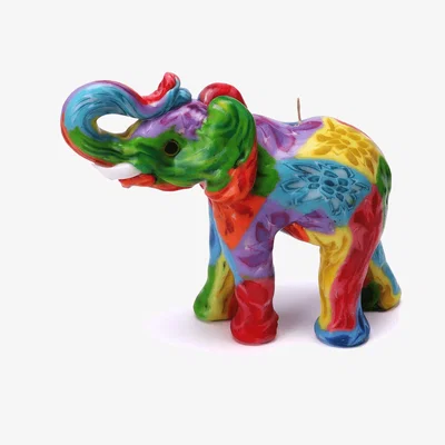 The Range Elephant Decor Candle, Timbali Patch - Neutral