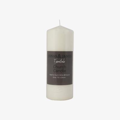 The Range Jonas & James Church Candle - White