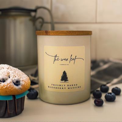 The Range Freshly Baked Blueberry Muffins Candle - White
