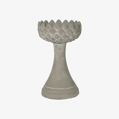 The Range Grey Artichoke Candle Holder