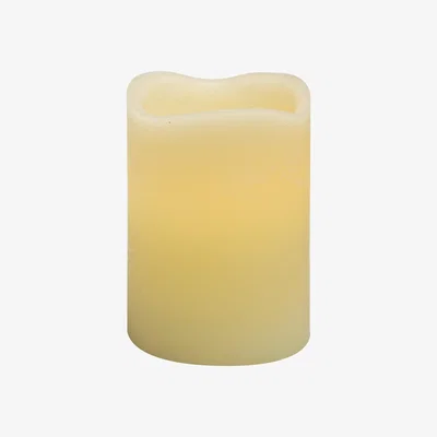 The Range Flickering LED Cream Candle - Cream