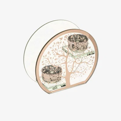 The Range Rose Tree Mirror Tealight Holder - Rose Gold