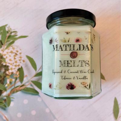 The Range Tobacco and Vanilla Candle - White