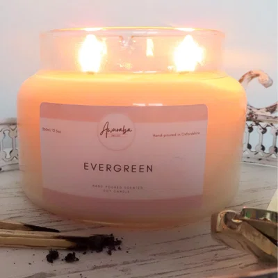 The Range Evergreen Scented Soy Candle - Neutral