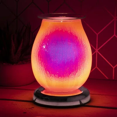 The Range Touch Sensitive Raindrop Effect Aroma Lamp - Orange