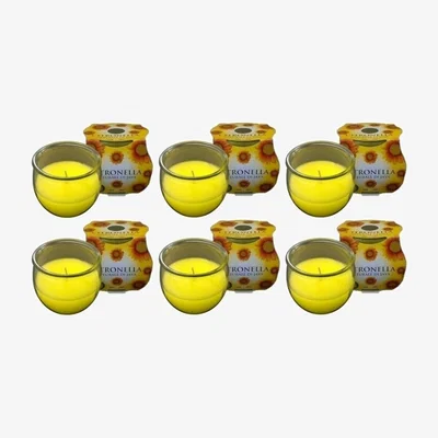 The Range Prices Citronella Jar Candle - Yellow / 6