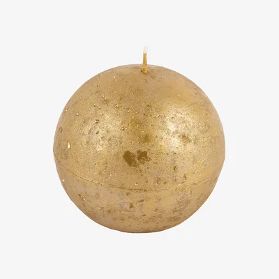 The Range Metallic Ball Candle 32 Hours - Gold