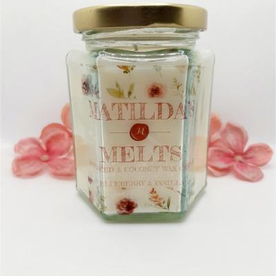 The Range Blueberry and Vanilla Candle - White