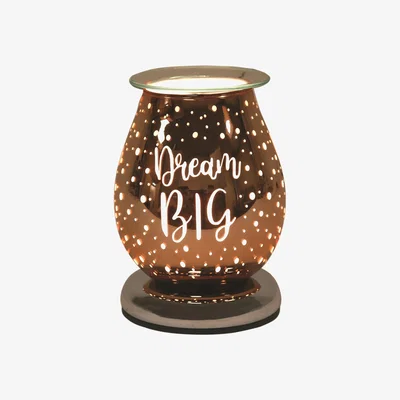 The Range Rose Gold Touch Round Aroma Lamp Dream Big - Rose Gold