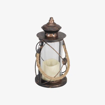 The Range LED Storm Lantern - Bronze