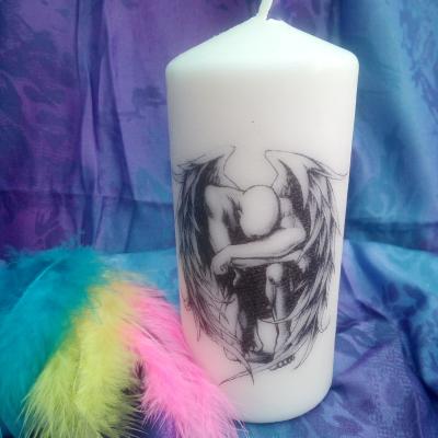 The Range Pillar Candle Angel 1 - Pillar Candle Angel 2