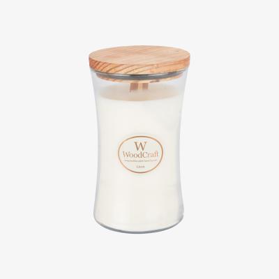 The Range Crackling Candle Jar - Linen