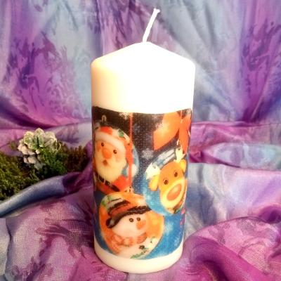 The Range Christmas Candle Snowman - White / 11