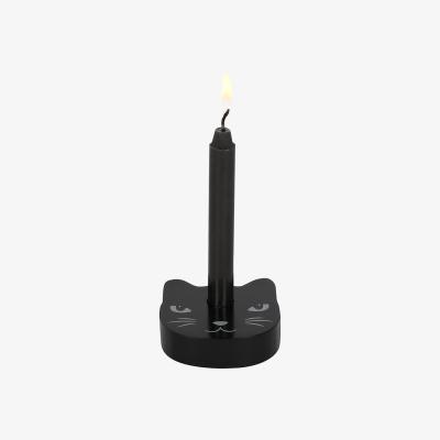 The Range Small Black Cat Candle Holder - Black