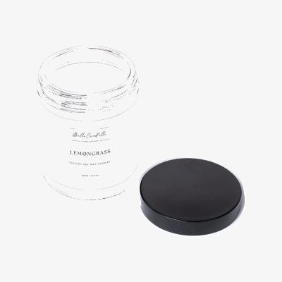 The Range Lemongrass Scented Soy Wax Candle - White