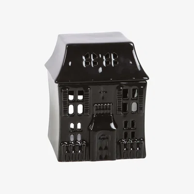 The Range Haunted House Oil Burner  - Black