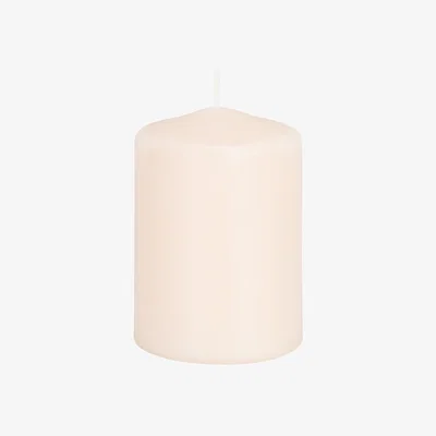The Range Traditional Church Candle - Ivory / Pink / 10cm