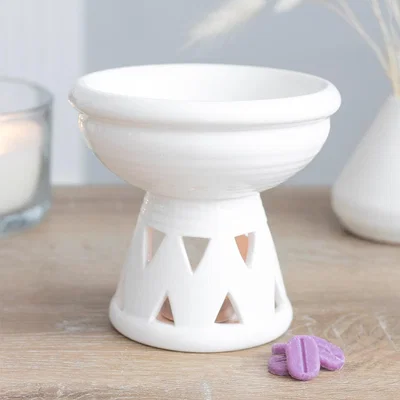 The Range Deep Bowl Wax and Oil Burner - Off White