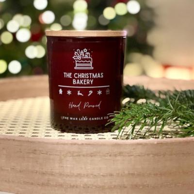 The Range The Christmas Bakery Woodwick Christmas Frosted Candle - White