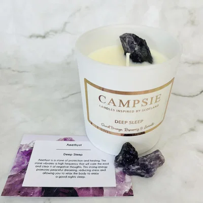 The Range Amethyst Sleep Candle - Amethyst