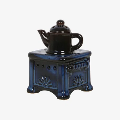 The Range Tea Pot Oil Burner - Blue