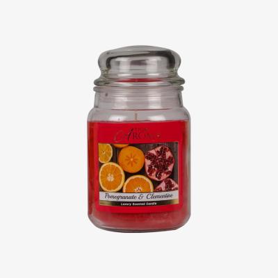 The Range True Aroma Pomegranate & Clementine Large Mason Jar Candle