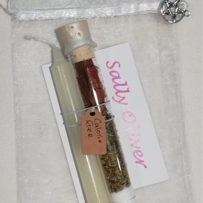 The Range Calorie Free Spell Set, Spell Tube and Candle - White
