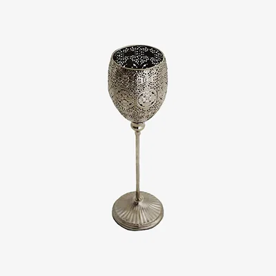 The Range Candle Holder Decorative Taper Silver - Silver