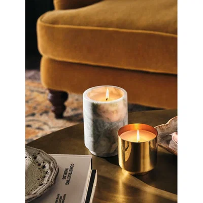 Soho Home Fig Verde, Verona Candle Onyx Marble Large