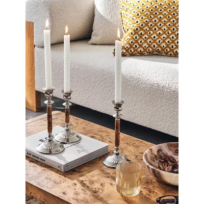 Soho Home Set of 2 Cheswell Candle Holders Small