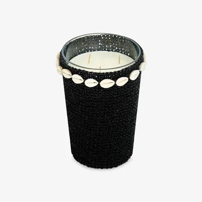 Sazy Hook Handmade Candle, Black, M