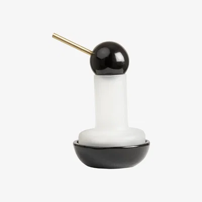Wolf & Badger Quinqué Candle Marble Black And Jacob