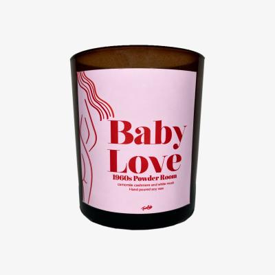 Wolf & Badger Fanclub Baby Love 1960S Powder Room Candle 30Cl