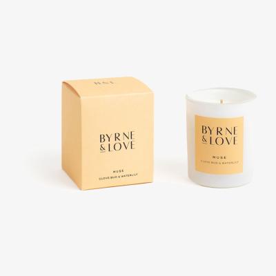 Wolf & Badger Neutrals Muse - Clove Bud & Waterlily Candle Small One Size Byrne & Love Luxury Candles
