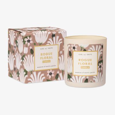 Wolf & Badger Neutrals Rogue Floral Candle - Essence Of Exotic Petals One Size Girl W/ Knife