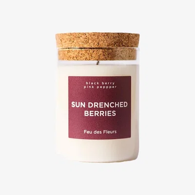 Wolf & Badger Red Sundrenched Berries Candle Feu Des Fleurs