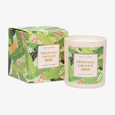 Wolf & Badger Tropical Swoon Candle - Essence Of Pomelo Girl W/ Knife