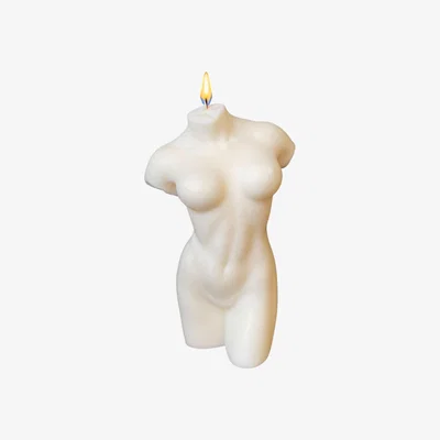 Wolf & Badger Large Venus - White Neos Candlestudio
