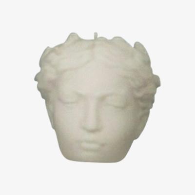 Wolf & Badger Venus Greek Goddess Candle Statue Head Secrete Obsession
