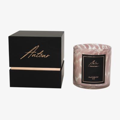 Wolf & Badger Black Autour Luxury Soy Candle Femme Fatale - White Tea, Aloe Vera, Wood Autour Candles & Decor